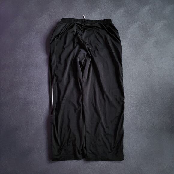 Vintage Y2K Baggy Nike Black Track Sweatpants XXL - Picture 7 of 10